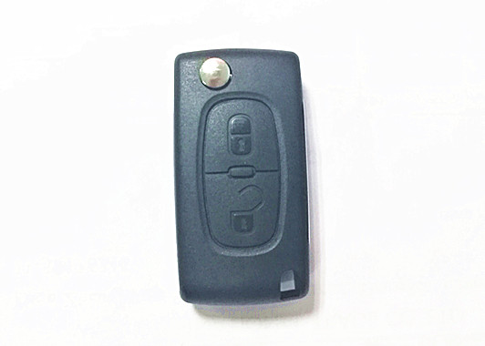 CE0536 Peugeot 207 Anahtar Fob, Uzaktan Kumanda Komple 2 Düğmeler Peugeot 307 Anahtar Fob