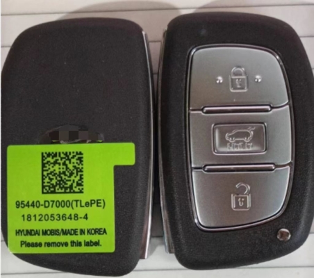 433Mhz 3 düğme 95440-D7000 2019 Hyundai Tucson için Akıllı Anahtar