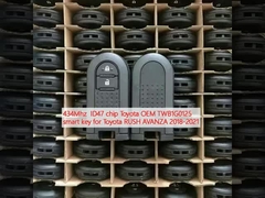 434MHz ID47 Chip Toyota OEM TWB1G0125 Akıllı Anahtar Toyota RUSH AVANZA 2018-2021 için