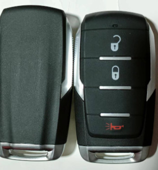 satın al 433Mhz 2 + 1 Button Chip 4A OHT-4882056 Dodge Ram 1500 Pickup için Akıllı Anahtar online manufacture