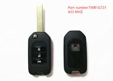 satın al Siyah 3 Düğme Honda Uzaktan Anahtar 433Mhz Parça Numarası TWB1G721 ile Chip 47 Çevrimiçi üretim