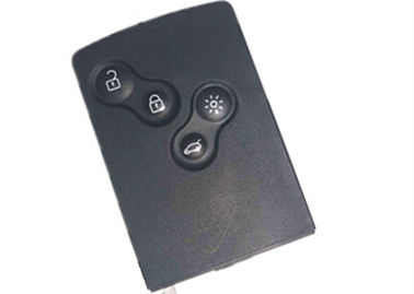 satın al Siyah Renault Koleos Anahtarsız giriş Anahtar Fob 4 Düğme Transponder Çip PCF7941 434 Mhz online manufacture