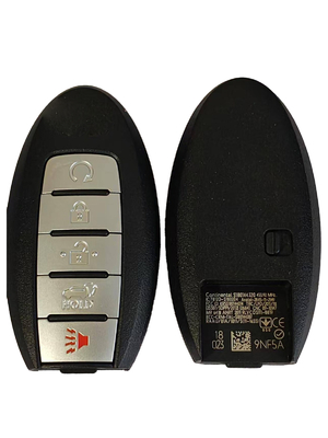 satın al Infiniti S180144320 5 Button Key Fob 433MHz Black Silver Çevrimiçi üretim