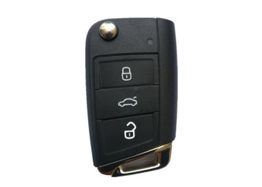 satın al 3 Düğme 433 Mhz Volkswagen Golf Çevirme Uzaktan Anahtar 5G6 959 753AG Pilli Çevrimiçi üretim