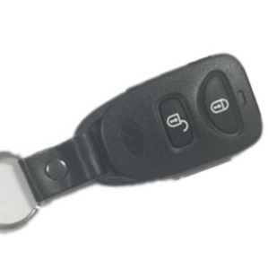 315MHz Hyundai Anahtarlık 2 Düğme Panik Santa Fe Accent PLNHM-T00 Araba Uzaktan Kumandası