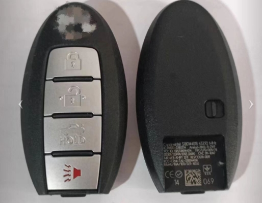 433 Mhz 3 + 1 düğme S180144018 KR5S180144014 Nissan Altima 4DR Için Akıllı Anahtar