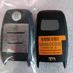 Kia Niro LX EX Niro S Touring için 433Mhz 3 + 1 Düğme 47 Çip 95440-G5000 Akıllı Anahtar