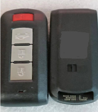 Mitsubishi Mirage G4 için 315Mhz 3+1 Düğme OUC003M 47 Çip Akıllı Anahtar
