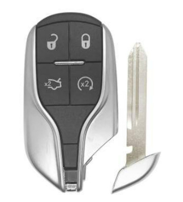 433Mhz 4 düğme M3N-7393490 46 Chip Akıllı Anahtarsız Anahtar Maserati Ghibli Quattrorte için
