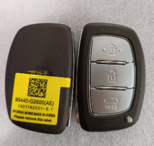 433Mhz 95440-G2600 3 Button 47 Chip Akıllı Anahtar 2019 Hyundai Ioniq için