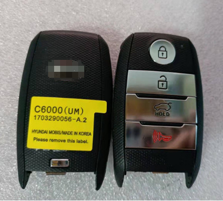 433Mhz 3+1 düğme 95440-C6000 TQ8-FOB-4F06 47Çip Akıllı Anahtar Kia Sorento