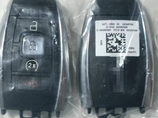 902MHz 164-R8155 M3N-A2C94078000 3 + 1 düğme 49 Çip Akıllı Anahtar Lincoln Continental MKC MKZ Navigator için