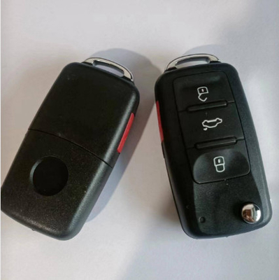 315MHz 3 + 1 düğme 48 Chip 5K0837202AK NBG010206T Prox Flip Key For VW