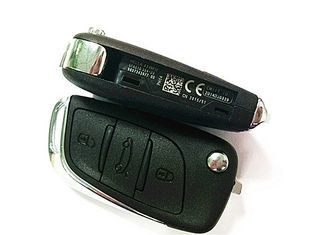 2014DJ0339 Plastik 3 Düğme Orijinal araba anahtarı 433mhz ID 46 Chip Citroen C4 Anahtarlık