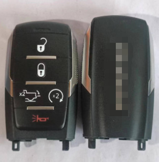 433 Mhz 4 + 1 düğme OHT-4882056 68291691AD 4A Çip Akıllı Anahtar Dodge Ram 1500 Pickup için