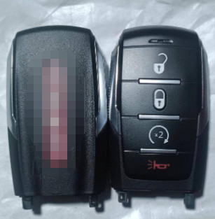 433 MHz OHT-4882056 3 + 1 düğme 68291691AD 4A Dodge Ram 1500 Pickup için Chip Akıllı Anahtar
